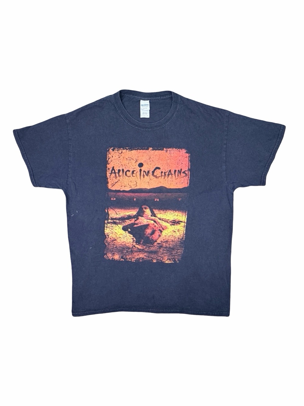 Vintage Gildan Alice In Chains Dirt Album Grunge Crew Neck Tee - Size Large